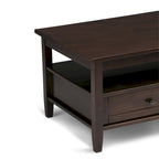 Table basse de style transitionnel en bois Norfolk de WYNDENHALL - 122 cm de large