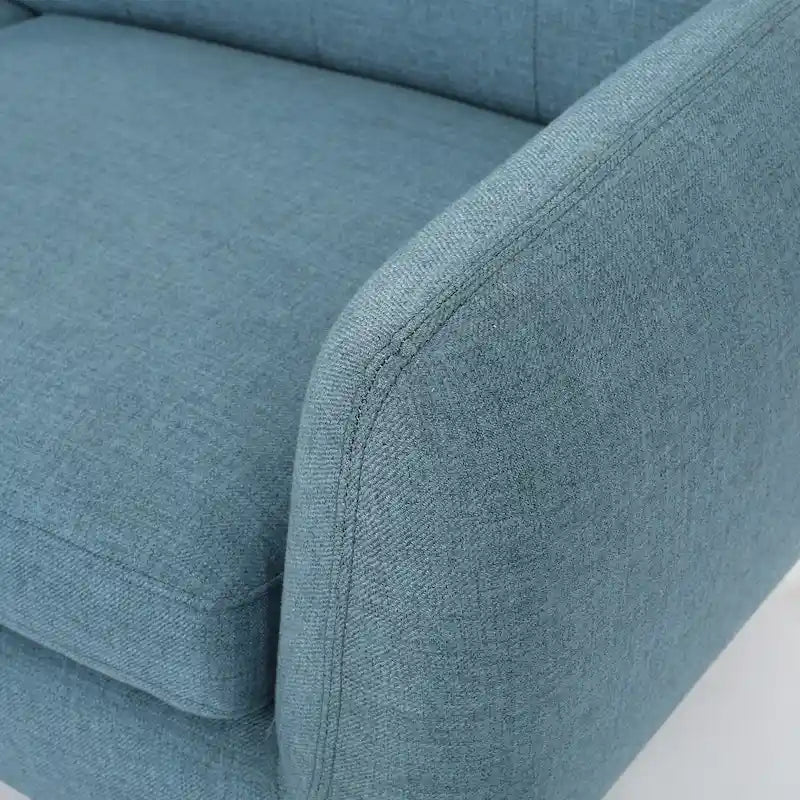 Canapé Josephine, style moderne du milieu du siècle, recouvert de tissu capitonné, par Christopher Knight Home