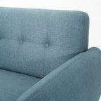 Canapé Josephine, style moderne du milieu du siècle, recouvert de tissu capitonné, par Christopher Knight Home