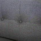 Canapé Josephine, style moderne du milieu du siècle, recouvert de tissu capitonné, par Christopher Knight Home