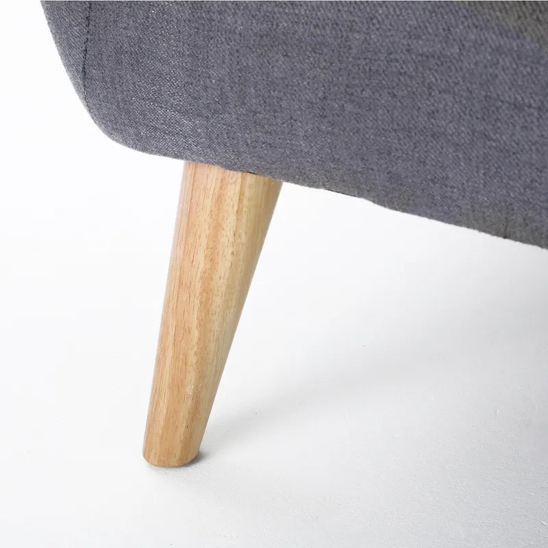 Canapé Josephine, style moderne du milieu du siècle, recouvert de tissu capitonné, par Christopher Knight Home
