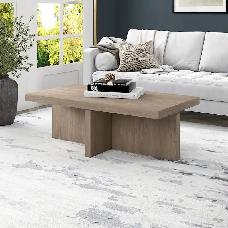Table basse rectangulaire Elna 44 pouces de large