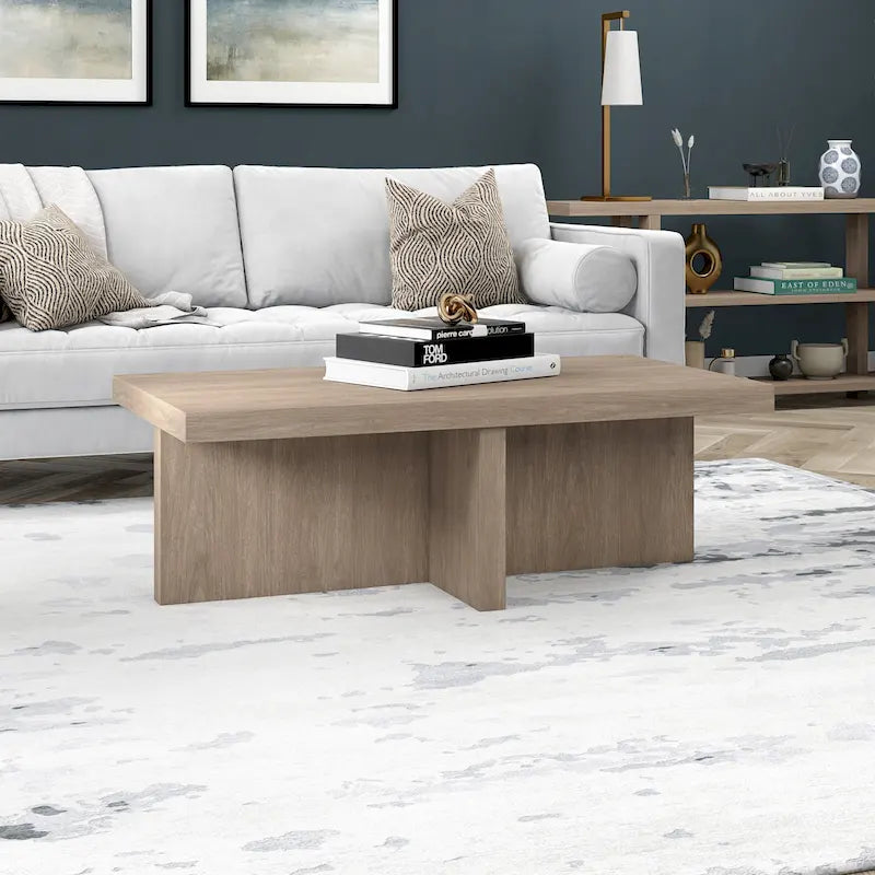 Table basse rectangulaire Elna 44 pouces de large