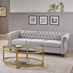 Canapé Chesterfield 3 places capitonné Parksley de Christopher Knight Home