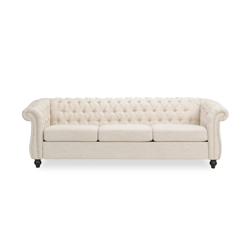 Canapé Chesterfield 3 places capitonné Parksley de Christopher Knight Home