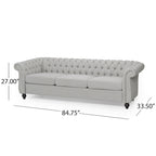 Canapé Chesterfield 3 places capitonné Parksley de Christopher Knight Home