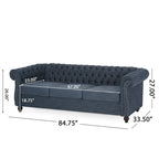 Canapé Chesterfield 3 places capitonné Parksley de Christopher Knight Home
