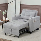 Fauteuil-lit futon convertible 3 en 1 pour salon