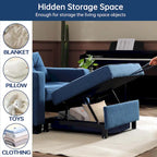 Fauteuil-lit futon convertible 3 en 1 pour salon