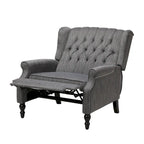 Fauteuil inclinable à dossier capitonné surdimensionné Apaloosa en tissu, par Christopher Knight Home