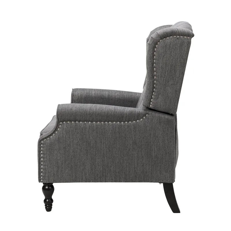 Fauteuil inclinable à dossier capitonné surdimensionné Apaloosa en tissu, par Christopher Knight Home
