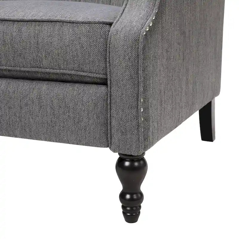 Fauteuil inclinable à dossier capitonné surdimensionné Apaloosa en tissu, par Christopher Knight Home