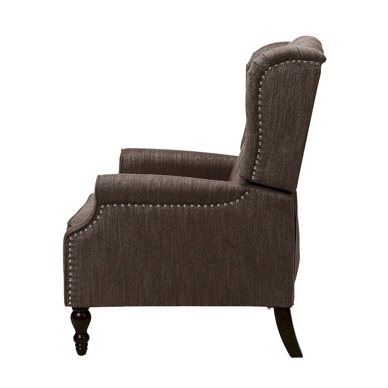 Fauteuil inclinable à dossier capitonné surdimensionné Apaloosa en tissu, par Christopher Knight Home
