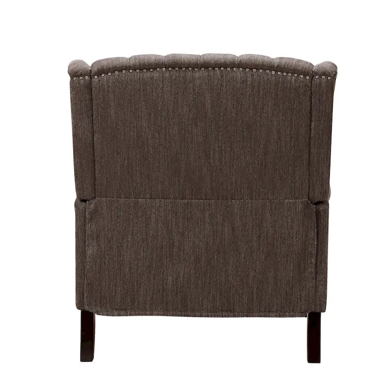 Fauteuil inclinable à dossier capitonné surdimensionné Apaloosa en tissu, par Christopher Knight Home