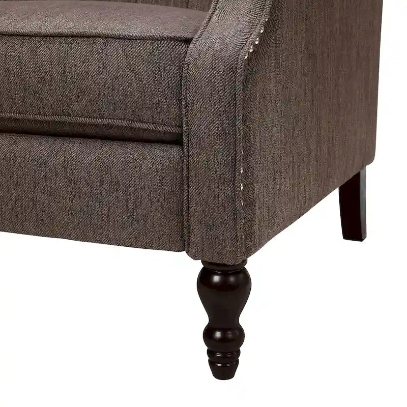Fauteuil inclinable à dossier capitonné surdimensionné Apaloosa en tissu, par Christopher Knight Home