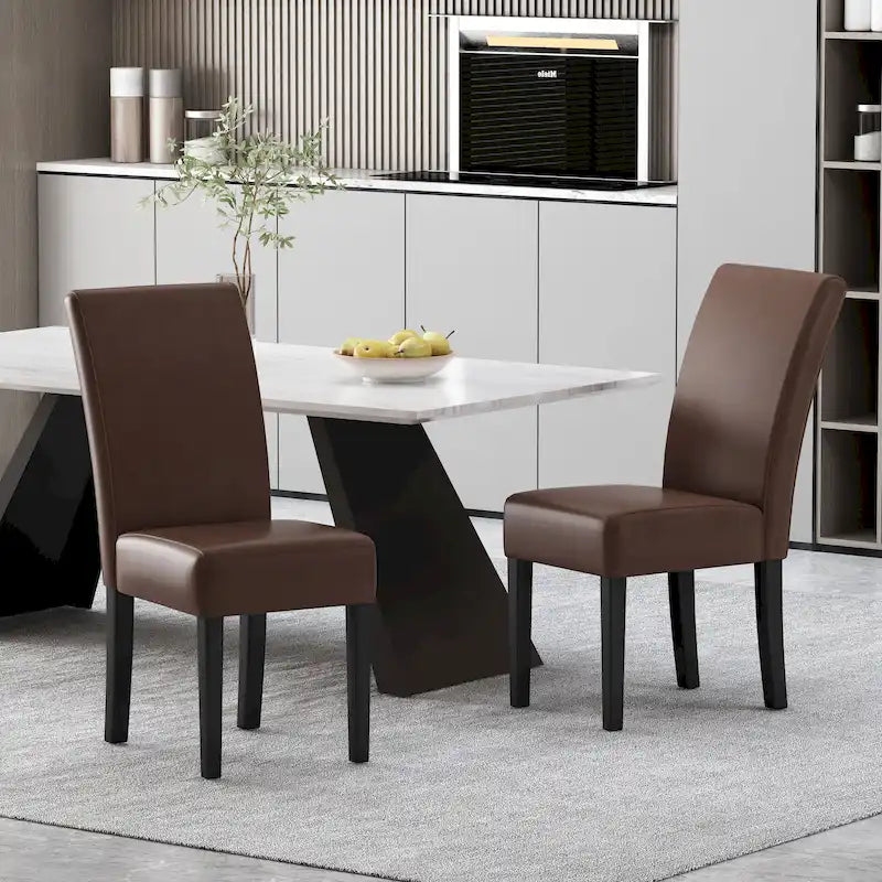 Chaises de salle à manger rembourrées Christopher Knight Home Pollards (lot de 2) - Non disponible