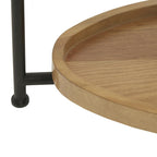 Table basse Madison Park Beaumont blanche/naturelle