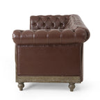 Canapé Chesterfield Castalia à garniture cloutée par Christopher Knight Home - 78,75 L x 33,50 l x 28,00 H