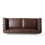 Canapé Chesterfield Castalia à garniture cloutée par Christopher Knight Home - 78,75 L x 33,50 l x 28,00 H