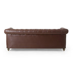 Canapé Chesterfield Castalia à garniture cloutée par Christopher Knight Home - 78,75 L x 33,50 l x 28,00 H