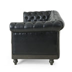 Canapé Chesterfield Castalia à garniture cloutée par Christopher Knight Home - 78,75 L x 33,50 l x 28,00 H