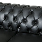 Canapé Chesterfield Castalia à garniture cloutée par Christopher Knight Home - 78,75 L x 33,50 l x 28,00 H