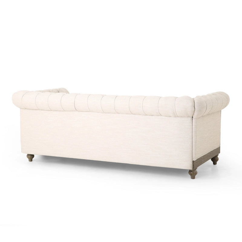 Canapé Chesterfield Castalia à garniture cloutée par Christopher Knight Home - 78,75 L x 33,50 l x 28,00 H