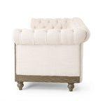 Canapé Chesterfield Castalia à garniture cloutée par Christopher Knight Home - 78,75 L x 33,50 l x 28,00 H