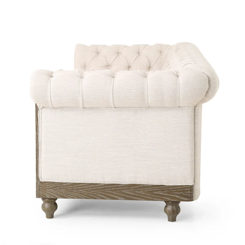 Canapé Chesterfield Castalia à garniture cloutée par Christopher Knight Home - 78,75 L x 33,50 l x 28,00 H
