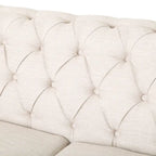 Canapé Chesterfield Castalia à garniture cloutée par Christopher Knight Home - 78,75 L x 33,50 l x 28,00 H