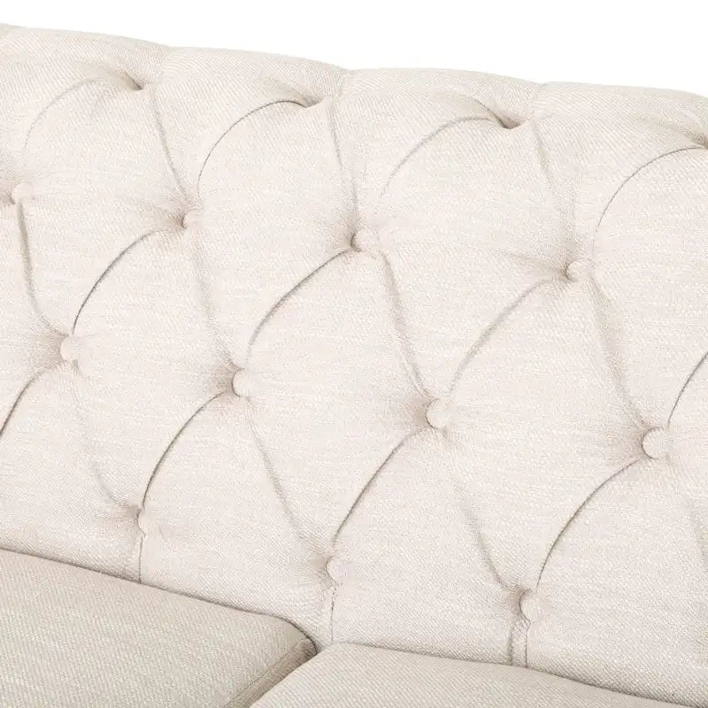 Canapé Chesterfield Castalia à garniture cloutée par Christopher Knight Home - 78,75 L x 33,50 l x 28,00 H
