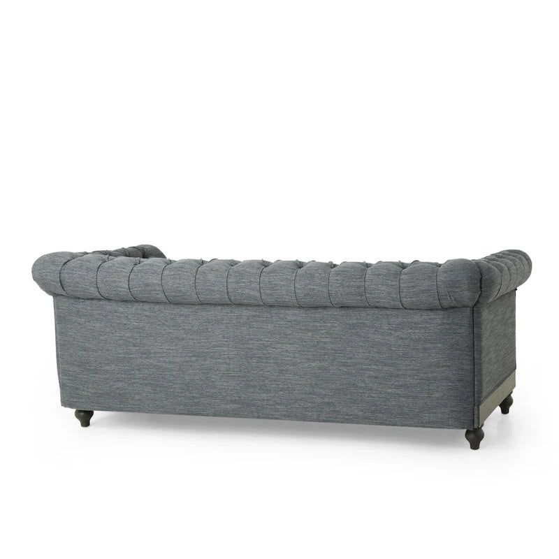 Canapé Chesterfield Castalia à garniture cloutée par Christopher Knight Home - 78,75 L x 33,50 l x 28,00 H