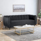 Canapé 3 places Bobran en velours moderne par Christopher Knight Home - 76,2 cm (P) x 211,8 cm (L) x 76,8 cm (H)