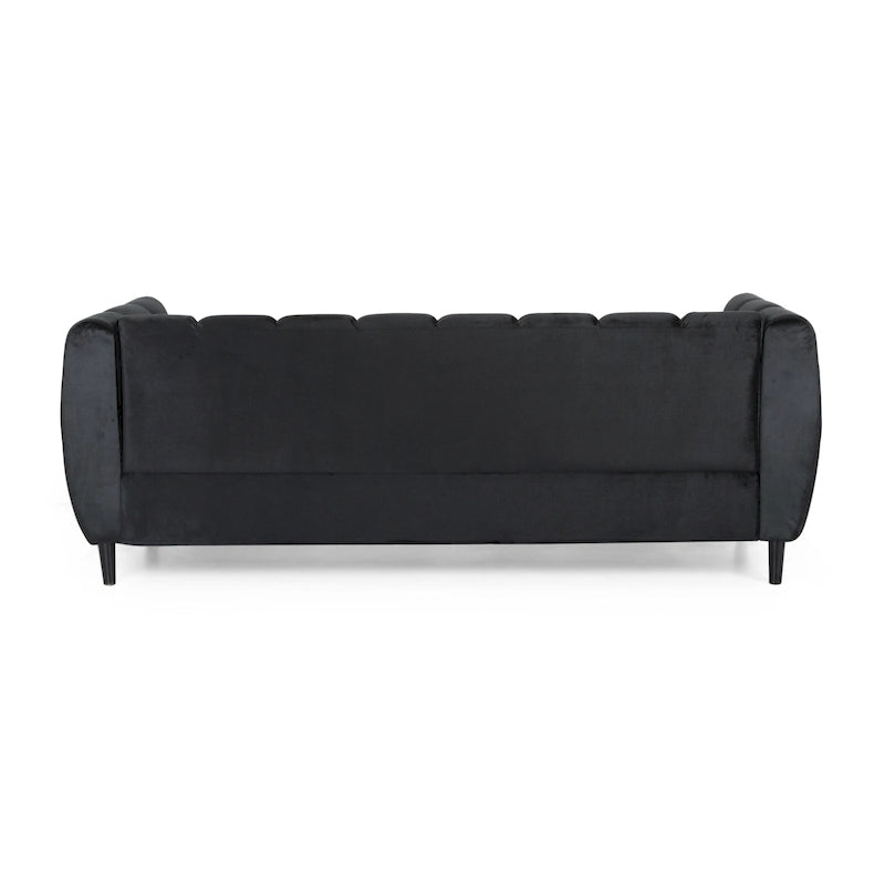 Canapé 3 places Bobran en velours moderne par Christopher Knight Home - 76,2 cm (P) x 211,8 cm (L) x 76,8 cm (H)