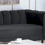 Canapé 3 places Bobran en velours moderne par Christopher Knight Home - 76,2 cm (P) x 211,8 cm (L) x 76,8 cm (H)