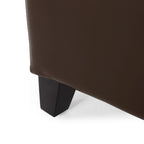 Banc ottoman de rangement en cuir reconstitué York par Christopher Knight Home