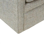 Fauteuil pivotant incurvé rembourré Betty de Madison Park