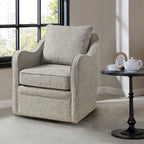 Fauteuil pivotant incurvé rembourré Betty de Madison Park