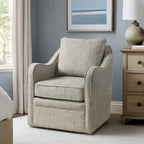 Fauteuil pivotant incurvé rembourré Betty de Madison Park