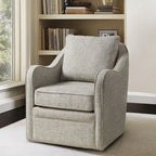 Fauteuil pivotant incurvé rembourré Betty de Madison Park