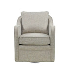 Fauteuil pivotant incurvé rembourré Betty de Madison Park
