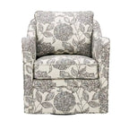 Fauteuil pivotant incurvé rembourré Betty de Madison Park