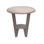 Table d'appoint rustique COZAYH avec étagère de rangement