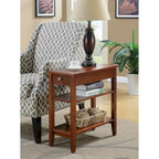 Table d'appoint à un tiroir et étagères American Heritage de Convenience Concepts
