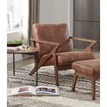 Chaise en bois Bianca de style moderne du milieu du siècle, pour un mode de vie simple.