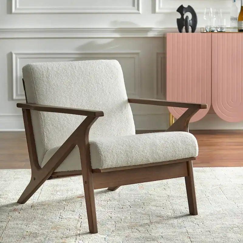 Chaise en bois Bianca de style moderne du milieu du siècle, pour un mode de vie simple.