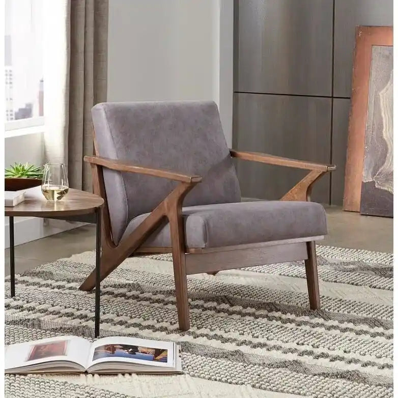 Chaise en bois Bianca de style moderne du milieu du siècle, pour un mode de vie simple.