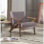 Chaise en bois Bianca de style moderne du milieu du siècle, pour un mode de vie simple.