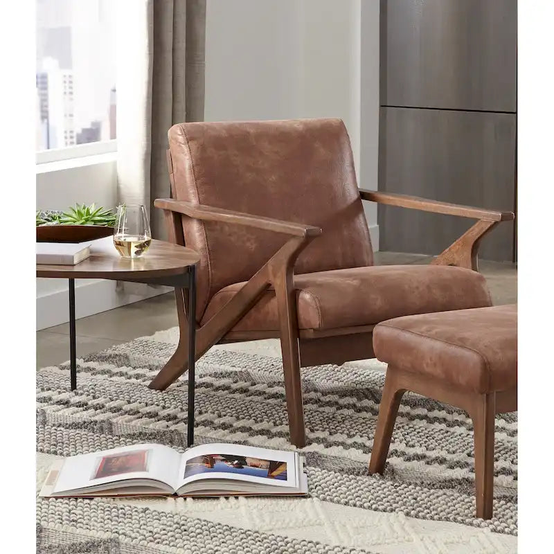 Chaise en bois Bianca de style moderne du milieu du siècle, pour un mode de vie simple.
