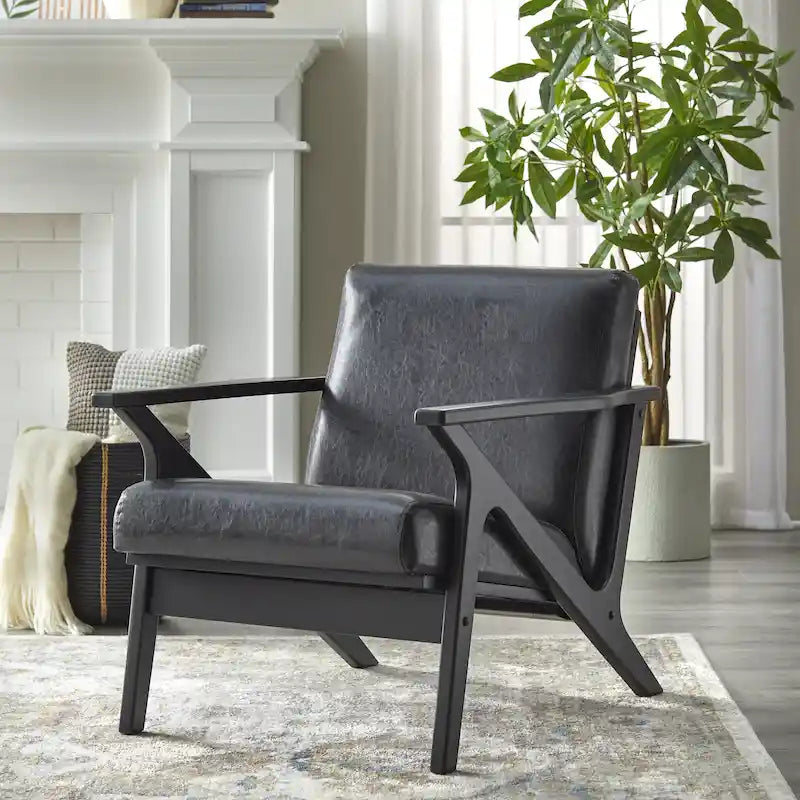 Chaise en bois Bianca de style moderne du milieu du siècle, pour un mode de vie simple.